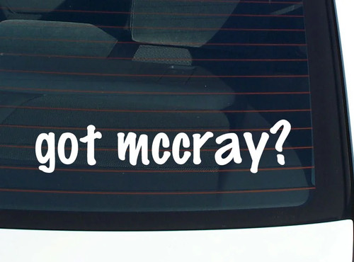 Got mccray adesivo - mccray?,
