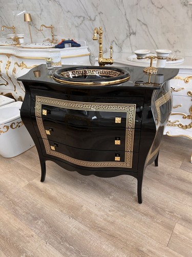Mobile bagno bombato con greca - bagno,