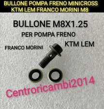 BULLONE POMPA FRENO MINICROSS