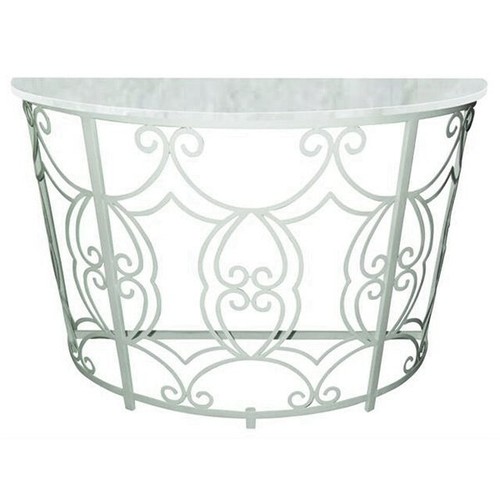 Tavolo consolle luxe - consolle, bianco