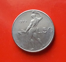 50 LIRE 1979 ERRORE - SENZA IL