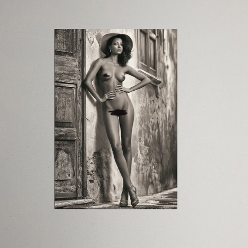 Foto nudo donna arte vintage - donna,,
