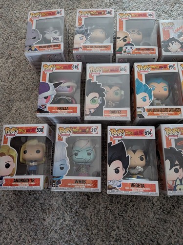 Lotto funko pop dragon ball - pop, z