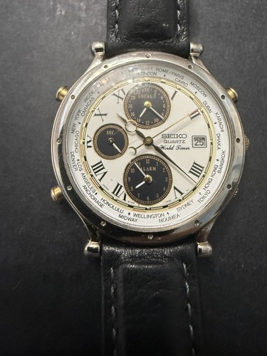 Seiko world timer vintage - vintage, 1992