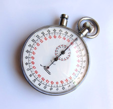 1950 Vintage MINERVA stopwatch rattrapante 1/10 of second - 15 minutes totalizer