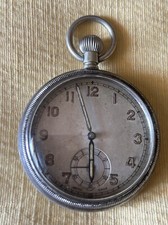 Orologio Da Tasca Militare Inglese Antico