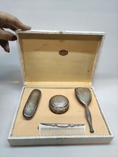 antico set toilette argento