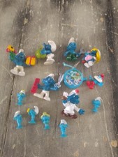 Lotto Puffi Schleich Peyo Anni 80 e Non  13 Pezzi