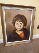 Quadro dipinto olio vintage