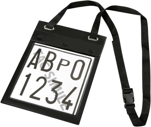 Porta targa prova - prova, astuccio
