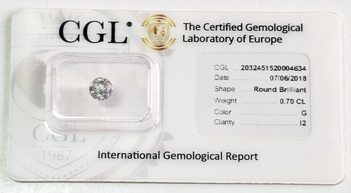 Diamante natural ct - 0.70,