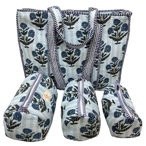 Set tote bag - , trapuntato
