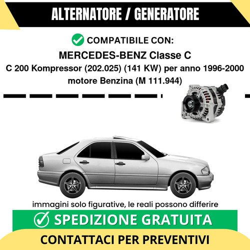 Alternatore mercedes benz - alternatore, mercedes-benz