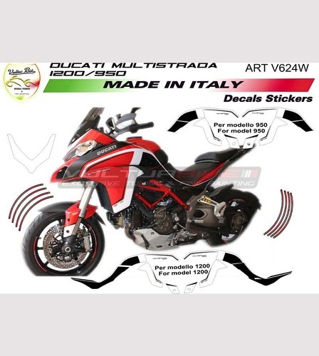 Kit adesivi per ducati - per,