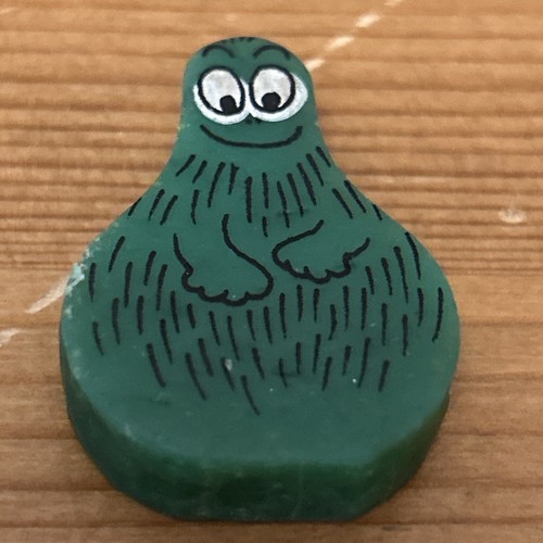 Rare vintage barbapapa eraser - vintage,