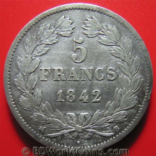1842 francia franchi - francia, 5