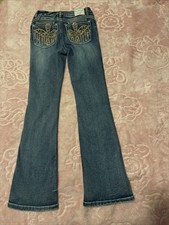 Sexi Couture Ragazze, Jeans Blu per Stivali