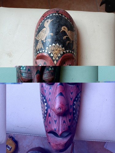 Maschera africana legno - maschera,
