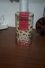 rara scatola in latta vintage torroncini CONDORELLI h  cm 20 leggi.