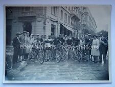 Vecchia foto TRIESTE ciclismo bici 2 Caffè San Marco vintage cycling eroica phot