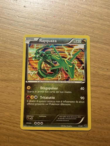 Carta pokemon rayquaza - carta,