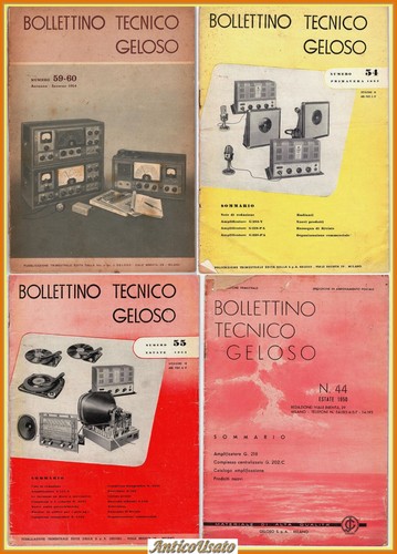 Bollettino tecnico geloso - bollettino,