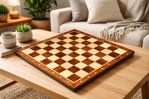 Scacchiera legno massello - scacchiera,