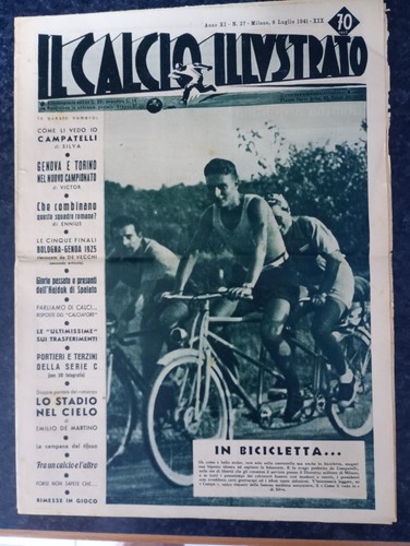 Calcio illustrato 1941 - calcio,