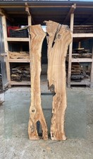 Coppia di tavole di legno di