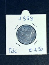 MONETA   REPUBBLICA ITALIANA  10 LIRE 1989 FIOR DI CONIO VEDI FOTO LEGGI NOTE