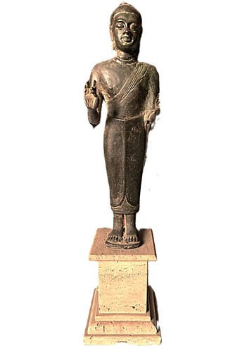Buddha bronzo cambogia - in,