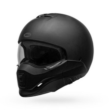 CASCO BELL BROOZER CROSSOVER INTEGRALE-JET NERO OPACO MONO OMOLOGATO P/J ECE05
