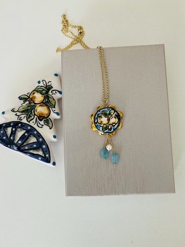 Collana con tamburello - collana,