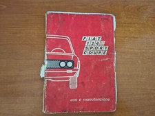 Fiat 124 sport coupe libretto