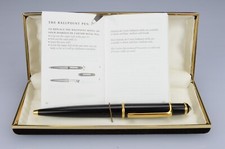 Cartier Diabolo Penna Sfera Resina-Noir Finitura Oro-18Kt N°139720 France 1990s