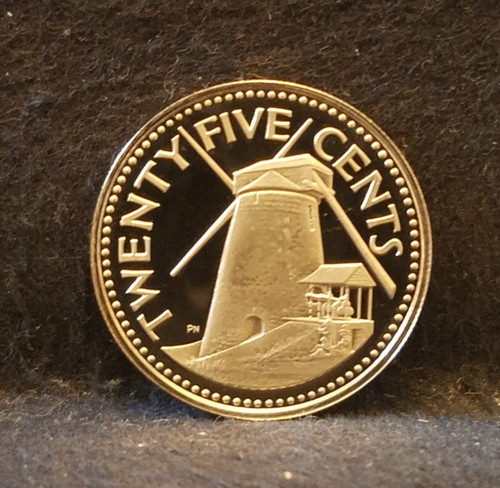1975 barbados centesimi - 1975-fm,