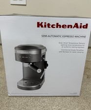 NUOVO! KitchenAid Macchina da espresso semiautomatica (KES6403DG) Grigio antracite opaco