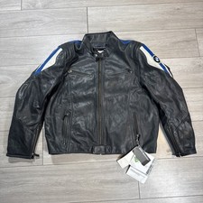 Giacca pelle nera uomo BMW