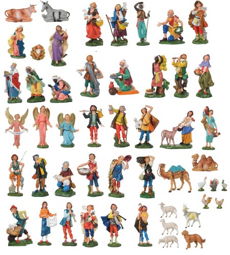 Presepe completo 20pz - presepe,