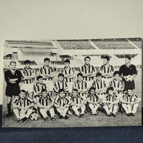 Cartolina squadra calcio - cartolina, di