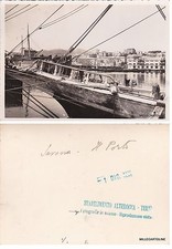 # SAVONA: IL PORTO - FOTO STAB. ALTEROCCA -TR FOTO IN ESAME PER CARTOLINA 1940