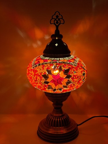 Lampada mosaico turco - lampada,