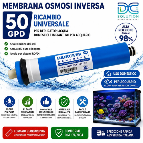 Membrana osmosi inversa gpd - osmosi, 50