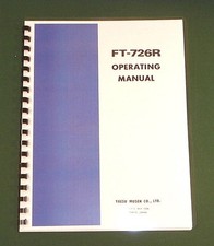 Yaesu 726r manuale di - yaesu,