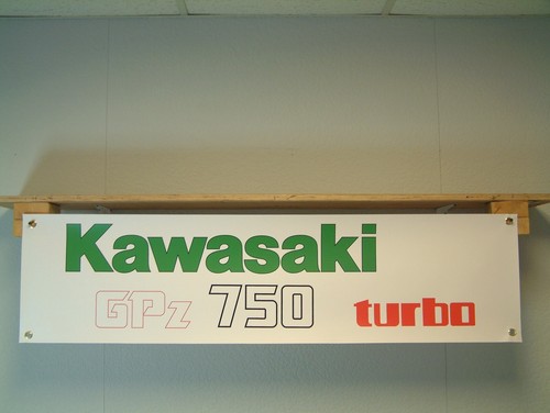 Kawasaki gpz 750 - 750, banner