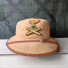 casco coloniale italiano da ufficiale ww II italian pith helmet original