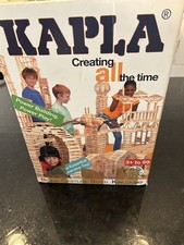 Kapla Set Costruzioni - "Creare Tutto Il Tempo" - Scatola Completa - Tavole Legno Cons