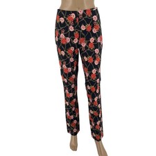 GUESS Pantaloni Neri A Fiori