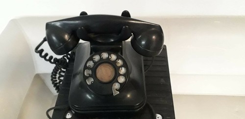 Telefono antico bachelite - telefono,