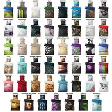 Copripiumino 135 x 200 cm 100% cotone con zip e fantasia